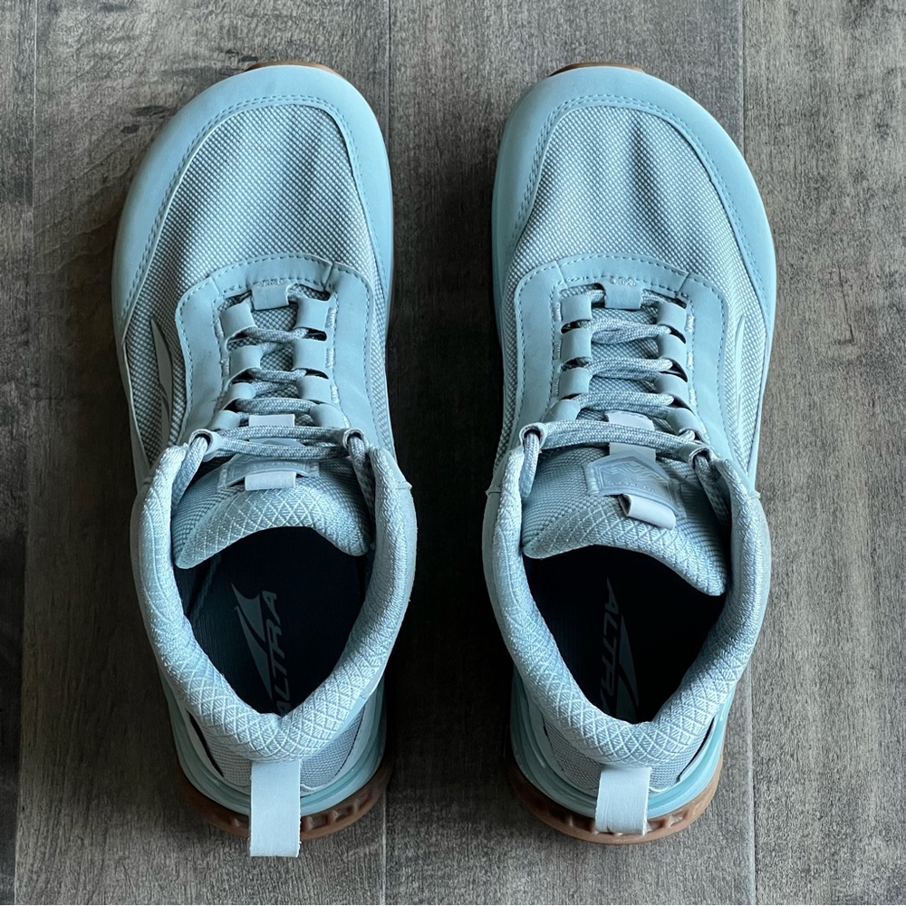 Altra Womens Lone Peak Hiker Mid Blue Trail Walking Shoes Sneakers Size 8.5 - Picture 6 of 10